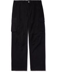 Our Legacy - Mount Straight-leg Cotton-canvas Cargo Trousers - Lyst
