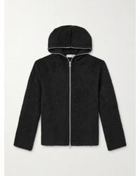 Our Legacy - Brushed-knit Zip-up Hoodie - Lyst