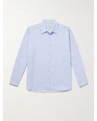 Oliver Spencer - Garrison Striped Organic Cotton Shirt - Lyst
