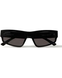 Balenciaga - Rectangular-frame Acetate Sunglasses - Lyst