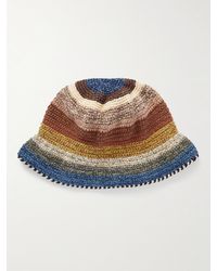 STORY mfg. - Brew Striped Crocheted Organic Cotton Bucket Hat - Lyst