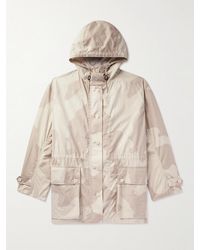 Kaptain Sunshine - Camouflage-Print Cotton-Ripstop Parka - Lyst