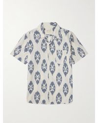 Kardo - Lamar Convertible-collar Cotton-jacquard Shirt - Lyst