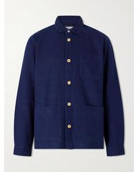 Folk - Assembly Checked Cotton Jacket - Lyst