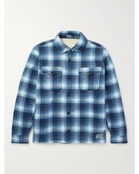 Polo Ralph Lauren - Checked Recycled-fleece Shirt Jacket - Lyst