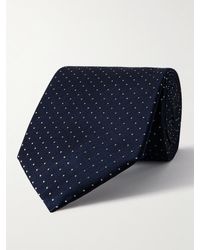 Canali - 8Cm Polka-Dot Silk-Satin Tie - Lyst