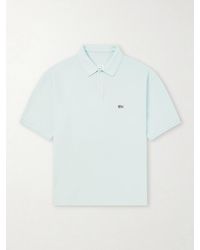 Visvim - Mondo Logo-embroidered Cotton-piqué Polo Shirt - Lyst