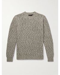 Slowear - Incotex Zanone Ribbed Brushed-Wool Sweater - Lyst