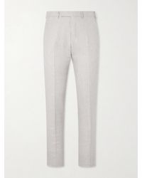 ZEGNA - Slim-fit Tapered Pleated Wool - Lyst