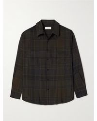 Lemaire - Checked Twill Shirt - Lyst