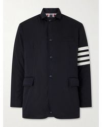 Thom Browne - Striped Shell Down Jacket - Lyst