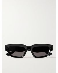 Bottega Veneta - Sonnenbrille mit D-Rahmen aus Azetat - Lyst