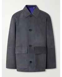 Paul Smith - Oversized Bonded-Suede Jacket - Lyst