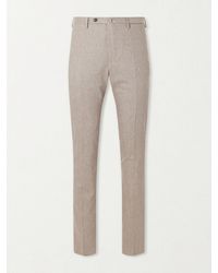 Slowear - Straight-leg Wool-blend Flannel Trousers - Lyst