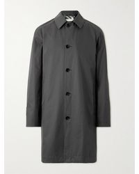 Burberry - Car coat oversize in gabardine di cotone - Lyst