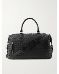 Officine Creative - Woven Leather Weekend Bag - Lyst