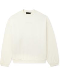 Fear Of God - Logo-appliquéd Cotton-blend Jersey Sweatshirt - Lyst