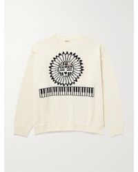 Kapital - Pullover aus Jacquard-Strick aus einer Baumwollmischung - Lyst