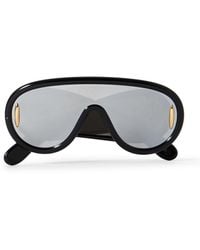 Loewe - Paula's Ibiza Wave Mask Oversized D-frame Acetate Sunglasses - Lyst