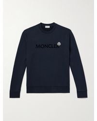 Moncler - Logo Cotton Sweatshirt - Lyst