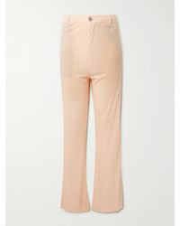 Acne Studios - Phillus Flared Crepe Trousers - Lyst