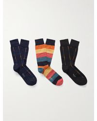 Paul Smith - Set aus drei Paar Socken aus einer Stretch-Baumwollmischung - Lyst