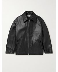 Agolde - Chadwick Full-Grain Leather Jacket - Lyst