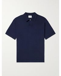 Norse Projects - Jon Wool-blend Polo Shirt - Lyst