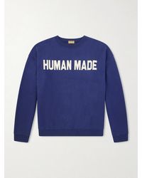 Human Made - Logo-print Cotton-jersey Sweatshirt - Lyst