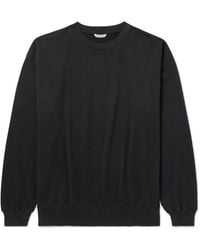 AURALEE - Cotton-Jersey Sweatshirt - Lyst