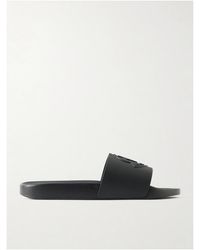 Moncler - Basile Logo-Embossed Rubber Slides - Lyst