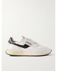 Autry - Reelwind Leather And Nylon Sneakers - Lyst
