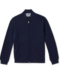 Brunello Cucinelli - Cotton-blend Zip-up Jacket - Lyst