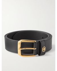 Gucci - 4cm Logo-embellished Leather Belt - Lyst