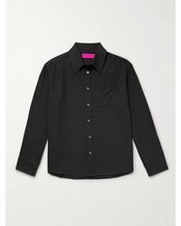 The Elder Statesman - Wool And Cashmere-Blend Twill Shirt - Lyst