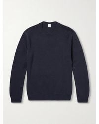 Eleventy - Cotton And Silk-Blend Sweater - Lyst