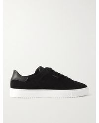 Axel Arigato - Clean 90 Leather-trimmed Suede Sneakers - Lyst