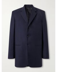 Jil Sander - Wool And Mohair-Blend Grain De Poudre Blazer - Lyst