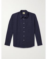 De Bonne Facture - Camicia in lino belga Essential - Lyst