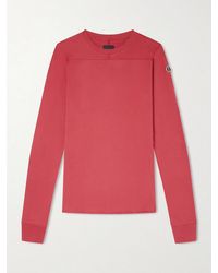 Rick Owens - Moncler Slim-fit Logo-appliquéd Cotton-jersey T-shirt - Lyst
