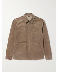 Loro Piana - Kim Suede Overshirt - Lyst