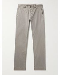 Sid Mashburn - Field Slim-fit Straight-leg Garment-dyed Cotton-twill Chinos - Lyst