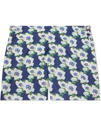 Orlebar Brown - Bulldog Straight-Leg Mid-Length Floral-Print Recycled Swim Shorts - Lyst