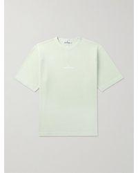 Stone Island - Logo-print Cotton-jersey T-shirt - Lyst