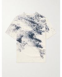 Noma T.D - Twist T-Shirt aus von Hand eingefärbtem Baumwoll-Jersey mit Logostickerei - Lyst