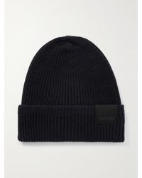 Tom Ford - Logo-Appliquéd Ribbed Cashmere Beanie - Lyst