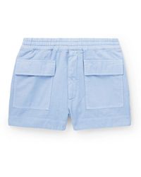 Dries Van Noten - Straight-Leg Cotton-Twill Cargo Shorts - Lyst