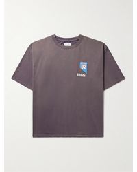 Rhude - Logo-print Cotton-jersey T-shirt - Lyst