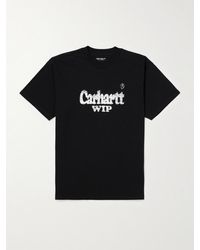 Carhartt - T-shirt in jersey di cotone biologico con logo Spree Halftone - Lyst
