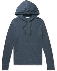 James Perse - Loopback Supima Cotton-Jersey Zip-Up Hoodie - Lyst